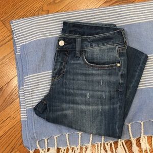 Pilcro Letterpress Skinny Crop Jeans